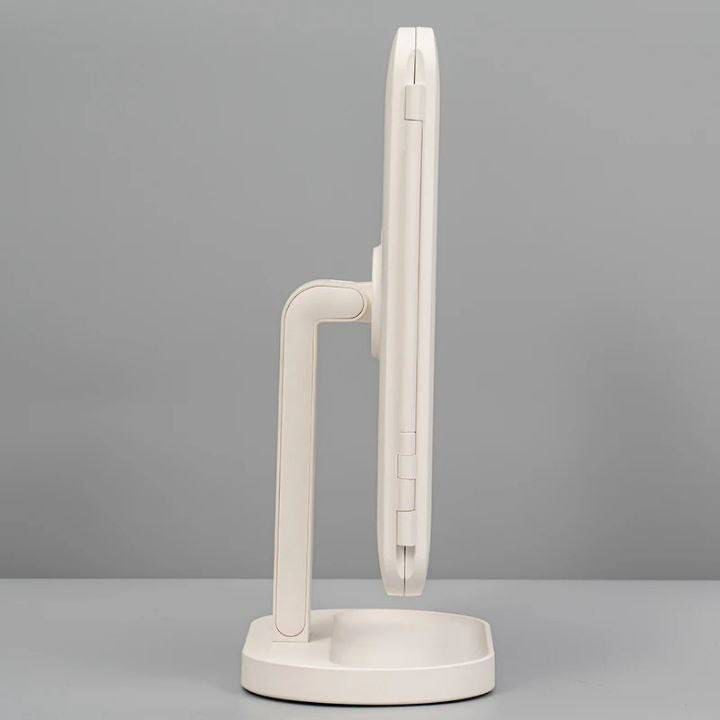 Espejo Con Luz De Aumento Maquillaje Led