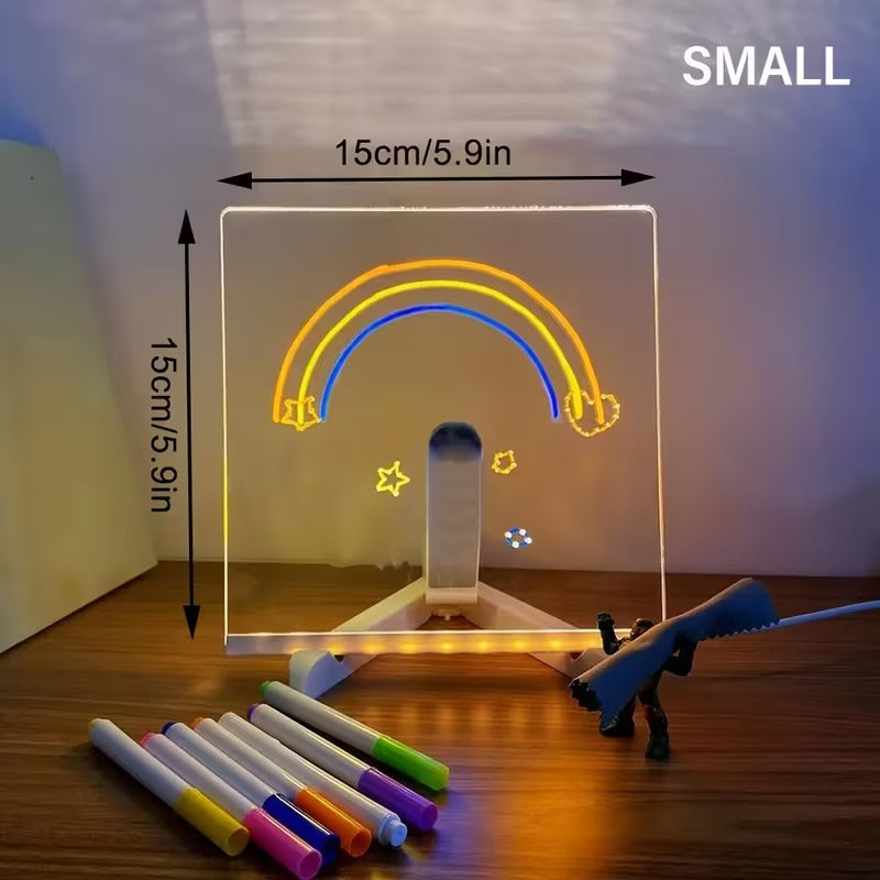 15cm X 15cm Pizarra Led Magica